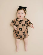 Brown Bear Pocket Romper