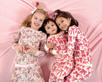 Hot Pink Bow | Two-Piece Pajama Set