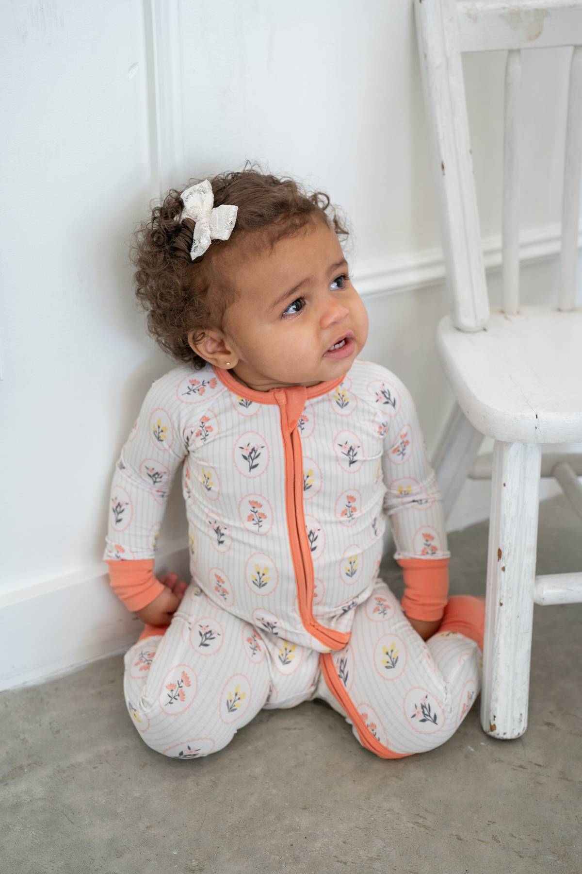 Floral Cottagecore Bamboo Romper | Zippy