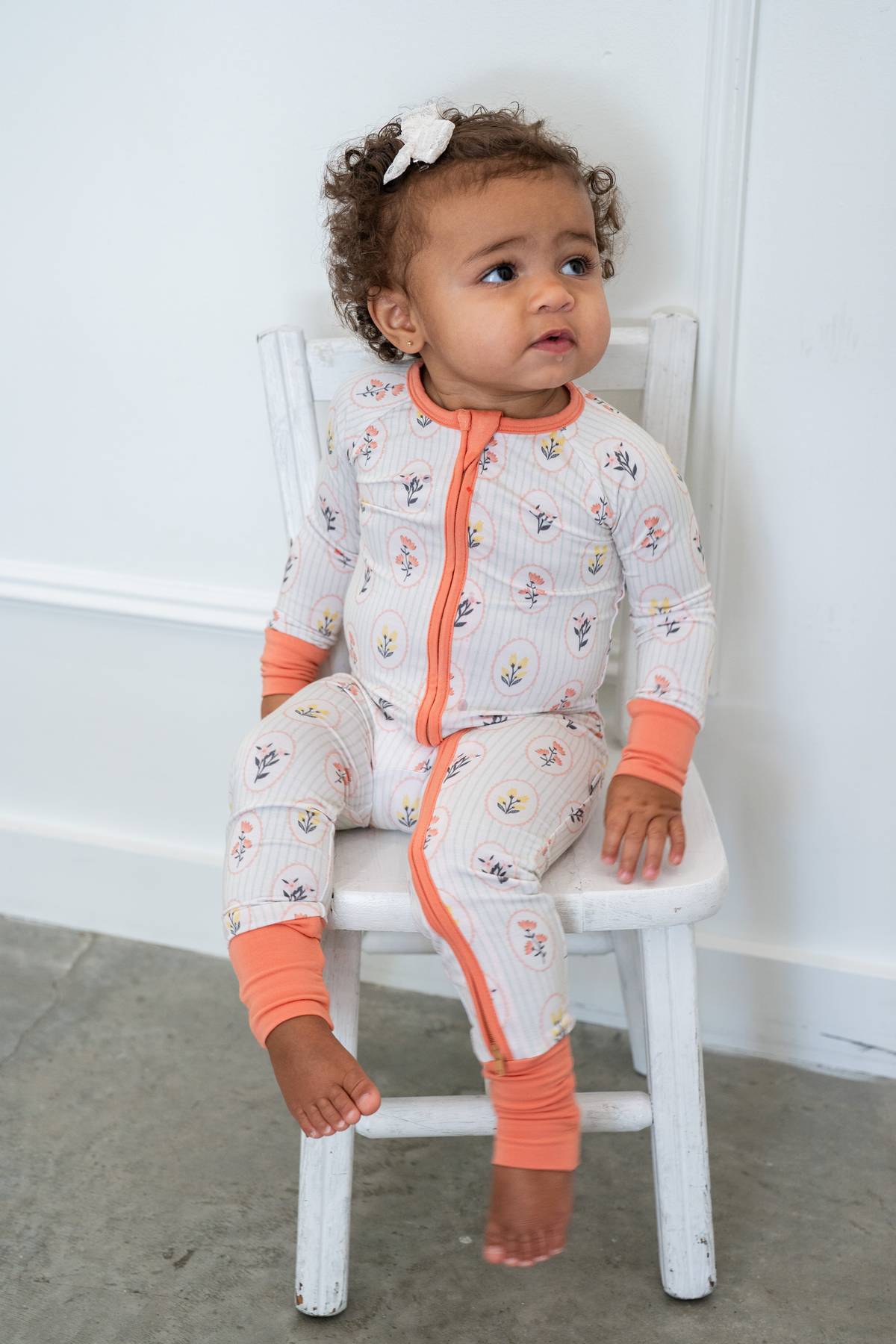 Floral Cottagecore Bamboo Romper | Zippy