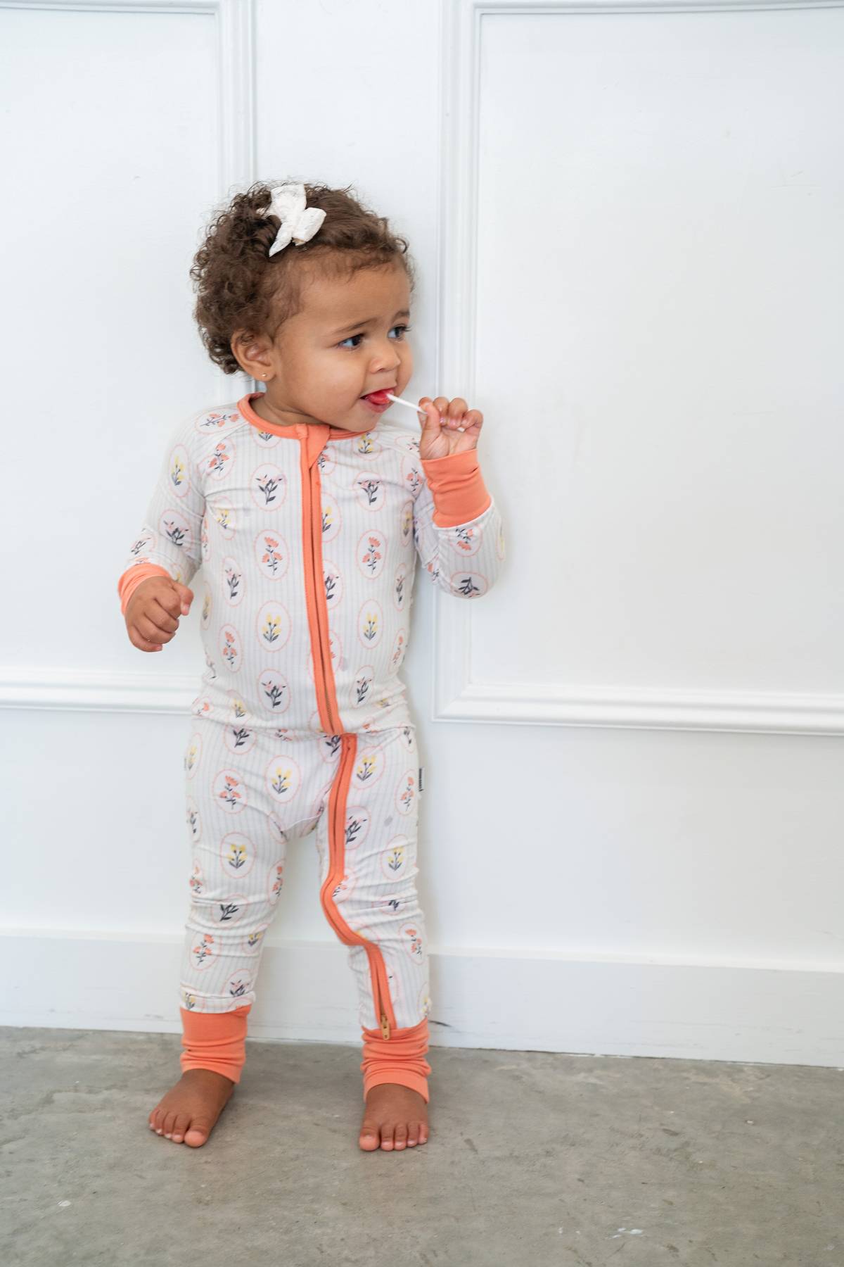 Floral Cottagecore Bamboo Romper | Zippy