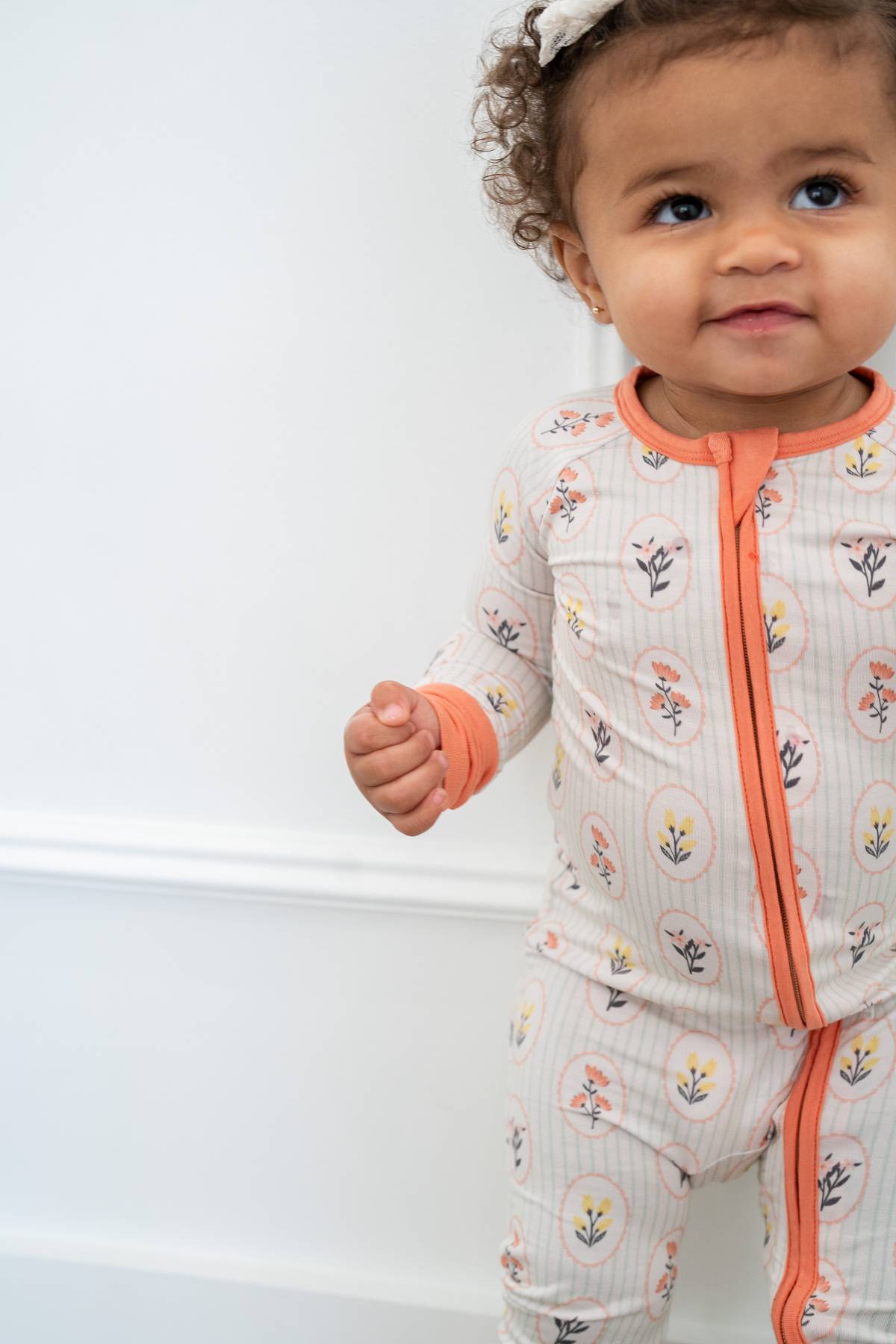 Floral Cottagecore Bamboo Romper | Zippy