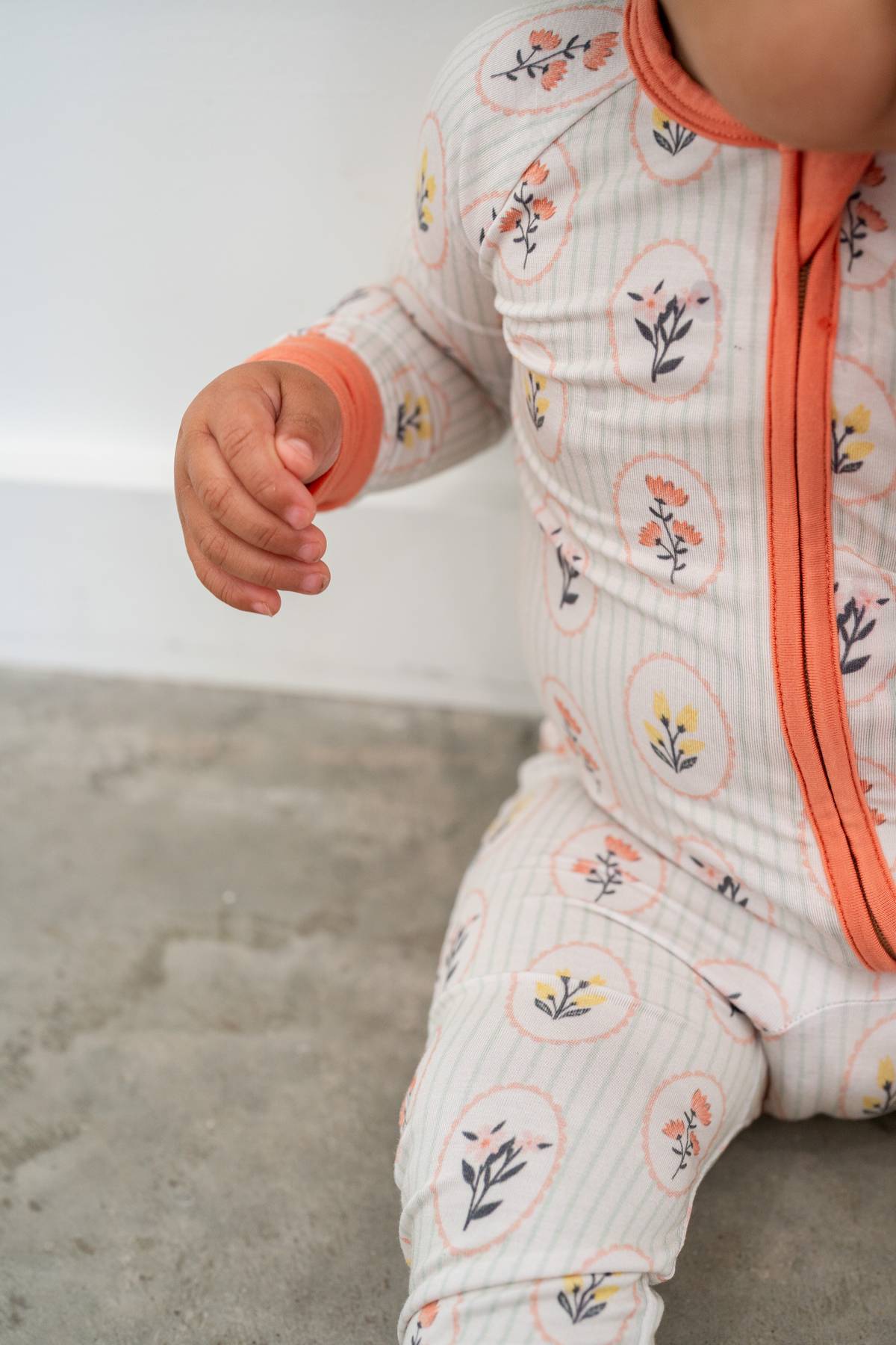 Floral Cottagecore Bamboo Romper | Zippy