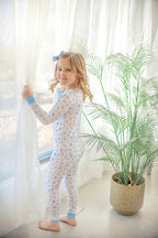 Ditsy Blue Floral | Two-Piece Pajama Set