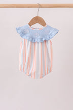 Seashell Stripe Embroidered Bubble