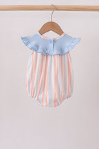 Seashell Stripe Embroidered Bubble