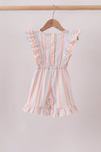 Seashell Stripe Appliqué Jumpsuit
