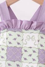 Purple Floral Bubble