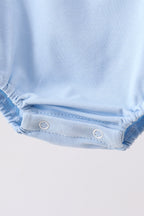 Blue Shells Embroidered Bubble