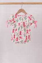 Pink Boots Smocked Bubble