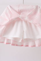 Pink Gingham Skorts Set