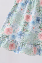 Floral Smocked Bloomer Set