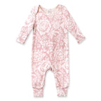 Vintage Floral Baby Romper – Cotton Long Sleeve One-Piece