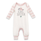 Little Sister Cotton Romper- Baby Girl