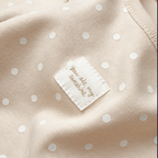 Brown Long Sleeve Polka Dot Organic